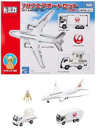 タカラトミー『 トミカ 787エアポートセット (JAL) 』 ミニカー 車 おもちゃ 3歳以上 玩具安全基準合格 STマーク認証 TOMICA TAKARA TOMY画像