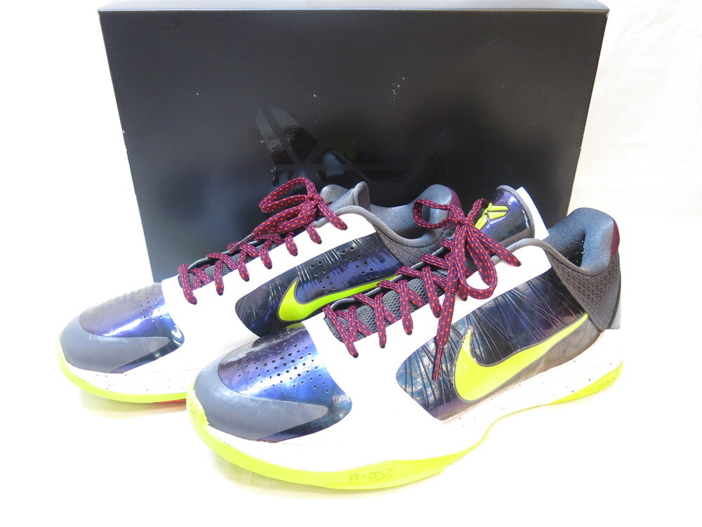 種類豊富な品揃え 中古 Nike スニーカー コービー 5 プロトロ カオス ホワイト サイバー バスケット Kobe V Protro Chaos White Cyber Cd4991 100 靴 スニーカー シューズ 29cm 蛍光イエロー ブラック 柄紐 メンズ Sh 262 スニーカー Onenobleco Com