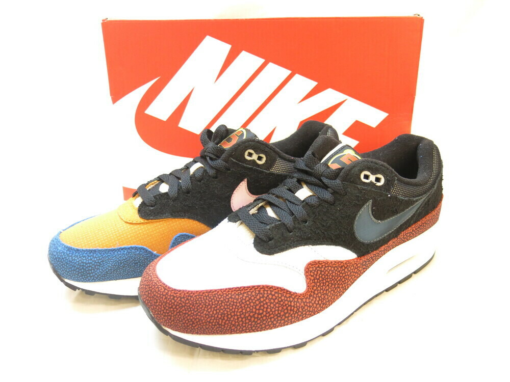 楽天市場 中古 Nike Nike ナイキ Air Max 1 エア マックス 1 マルチカラー 箱付き 刺繍 ロゴ スニーカー 靴 シューズ サイズ28cm メンズ Cj9746 001 Sh 375 ドンドンサガール