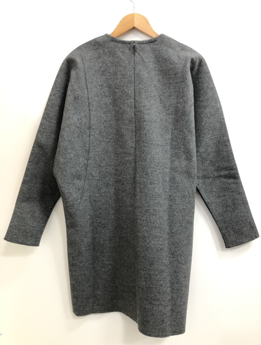 中古 ポンティ Ponti 長袖ワンピース ワンピース 無地 グレー フリーサイズ 1lt 50 Rvcconst Com