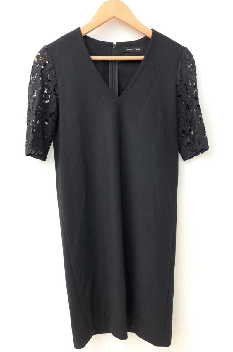 保存版 半袖ワンピース Yokochan 中古 ヨーコチャン ワンピース 1lt 71 ブラック 無地 ワンピース Williamsav Com