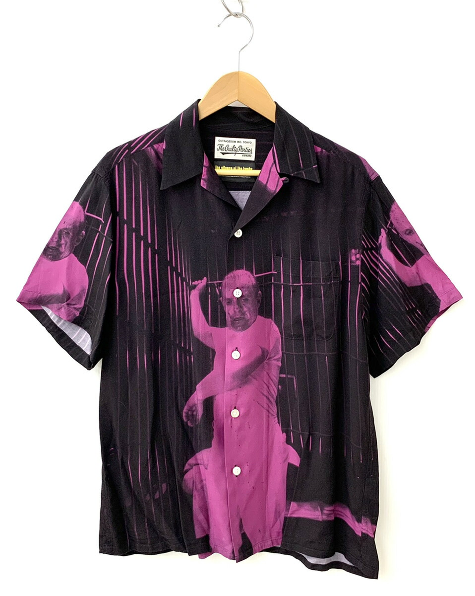 好評 中古 ワコマリア Wacko Maria Guilty Parties The Silence Of Lambs ハワイアンシャツ S Hawaiian Shirt 半袖シャツ 総柄 ブラック Sサイズ 1mt 976 好評 中古 ワコマリア Wacko Maria Guilty Parties The Silence Of Lambs ハワイアンシャツ S Hawaiian Shirt 半袖シャツ 総柄 ブラック Sサイズ 1mt 976