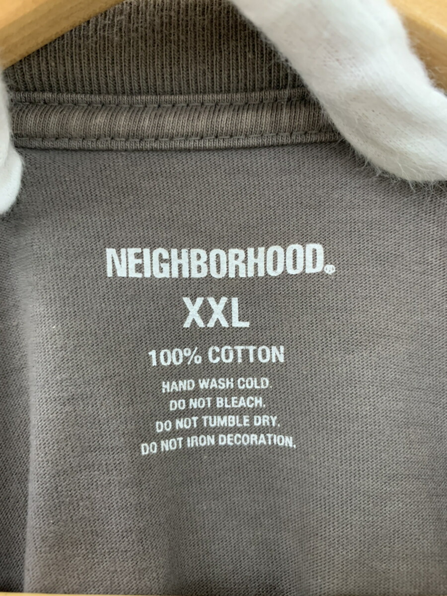 【中古】ネイバーフッドNEIGHBORHOOD21SSクルーネックTeeKILLYOURBOSSTシャツプリントグレー3Lサイズ201MT-1140
