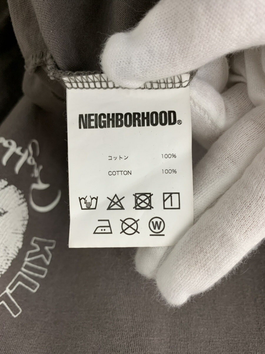 【中古】ネイバーフッドNEIGHBORHOOD21SSクルーネックTeeKILLYOURBOSSTシャツプリントグレー3Lサイズ201MT-1140