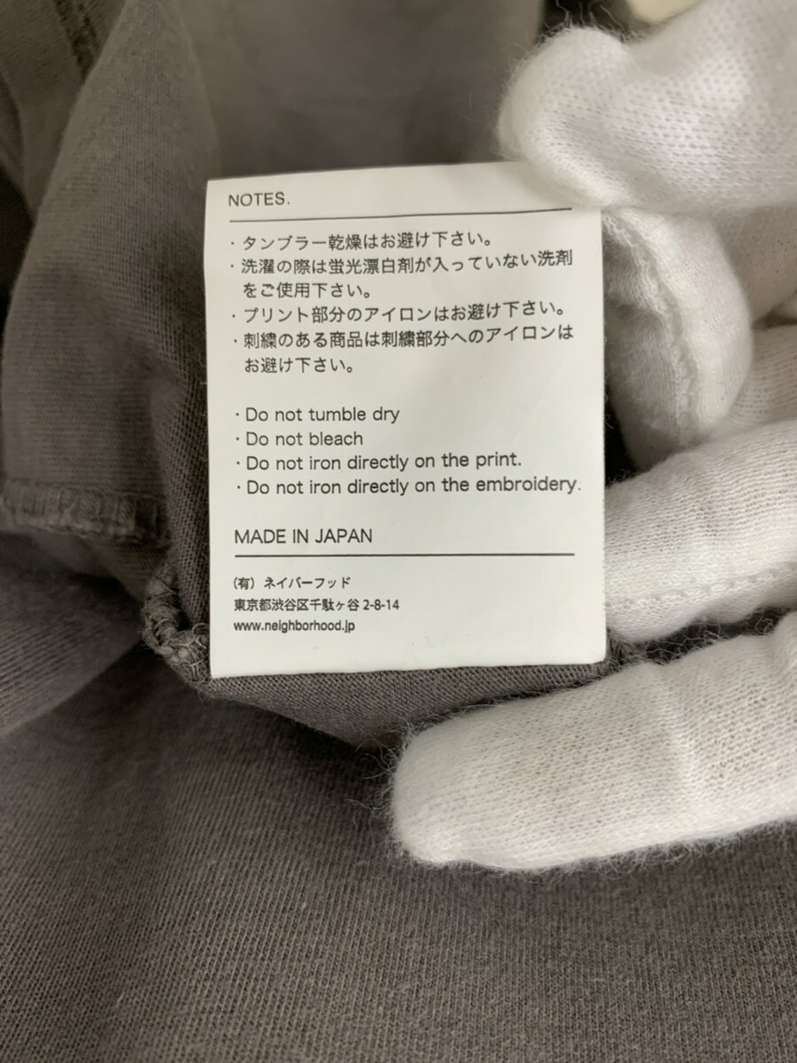 【中古】ネイバーフッドNEIGHBORHOOD21SSクルーネックTeeKILLYOURBOSSTシャツプリントグレー3Lサイズ201MT-1140