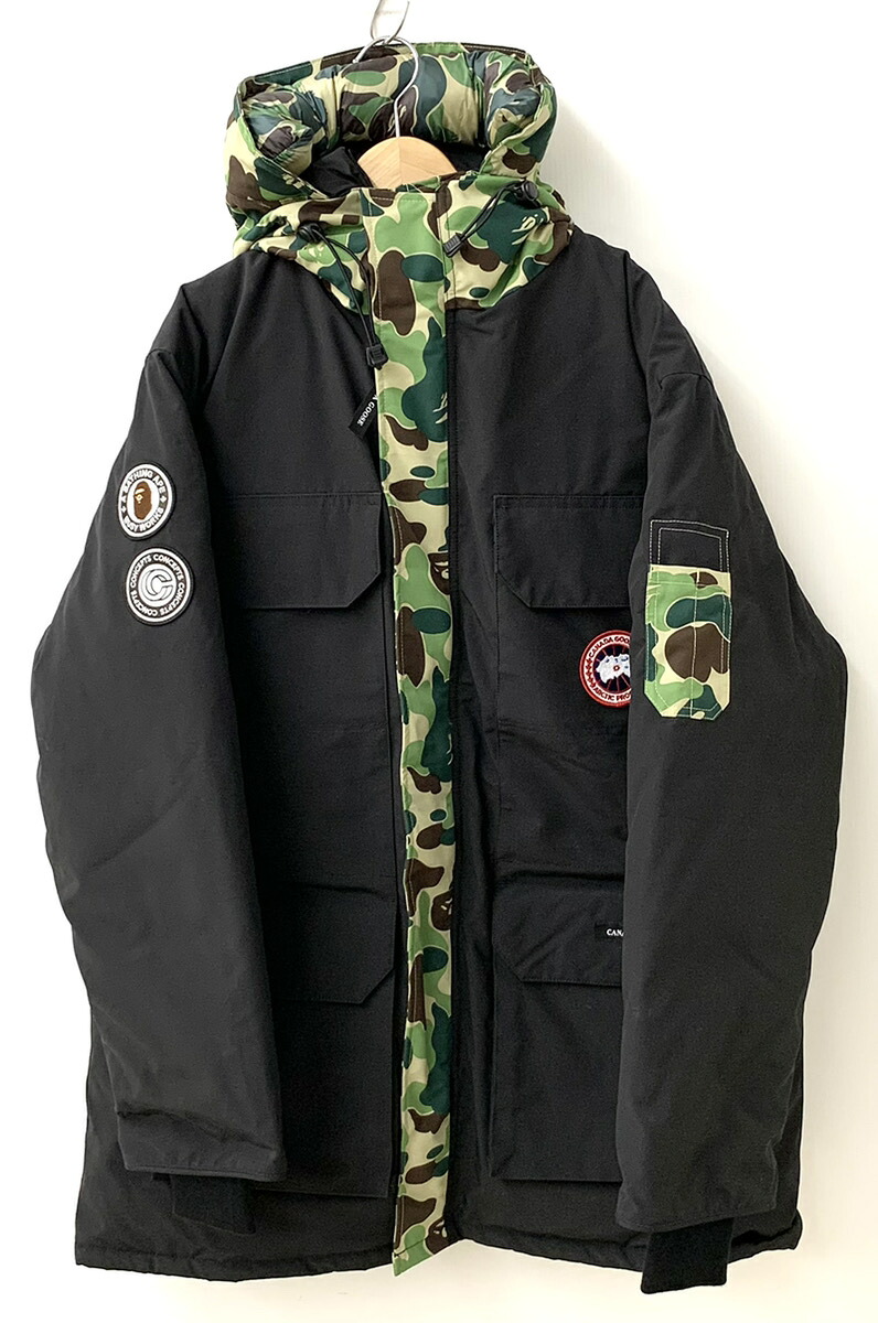 【楽天市場】【中古】アベイシングエイプ A BATHING APE × CANADA GOOSE × CONCEPTS ABC CAMO ...