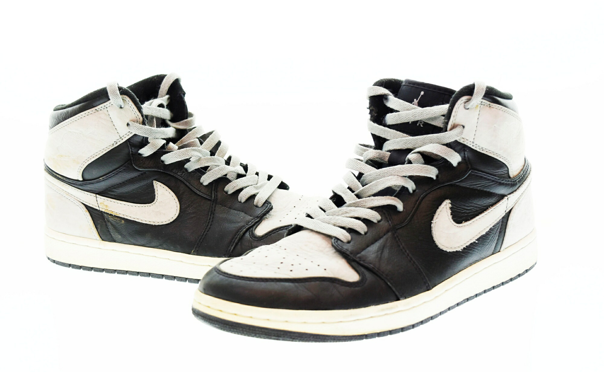 【中古】ナイキ NIKE AIR JORDAN 1 RETRO HIGH エアジョーダン 1 レトロ スニーカー 黒 332550-001 メンズ靴 スニーカー 黒いこと 28糎 103-shoes-15
