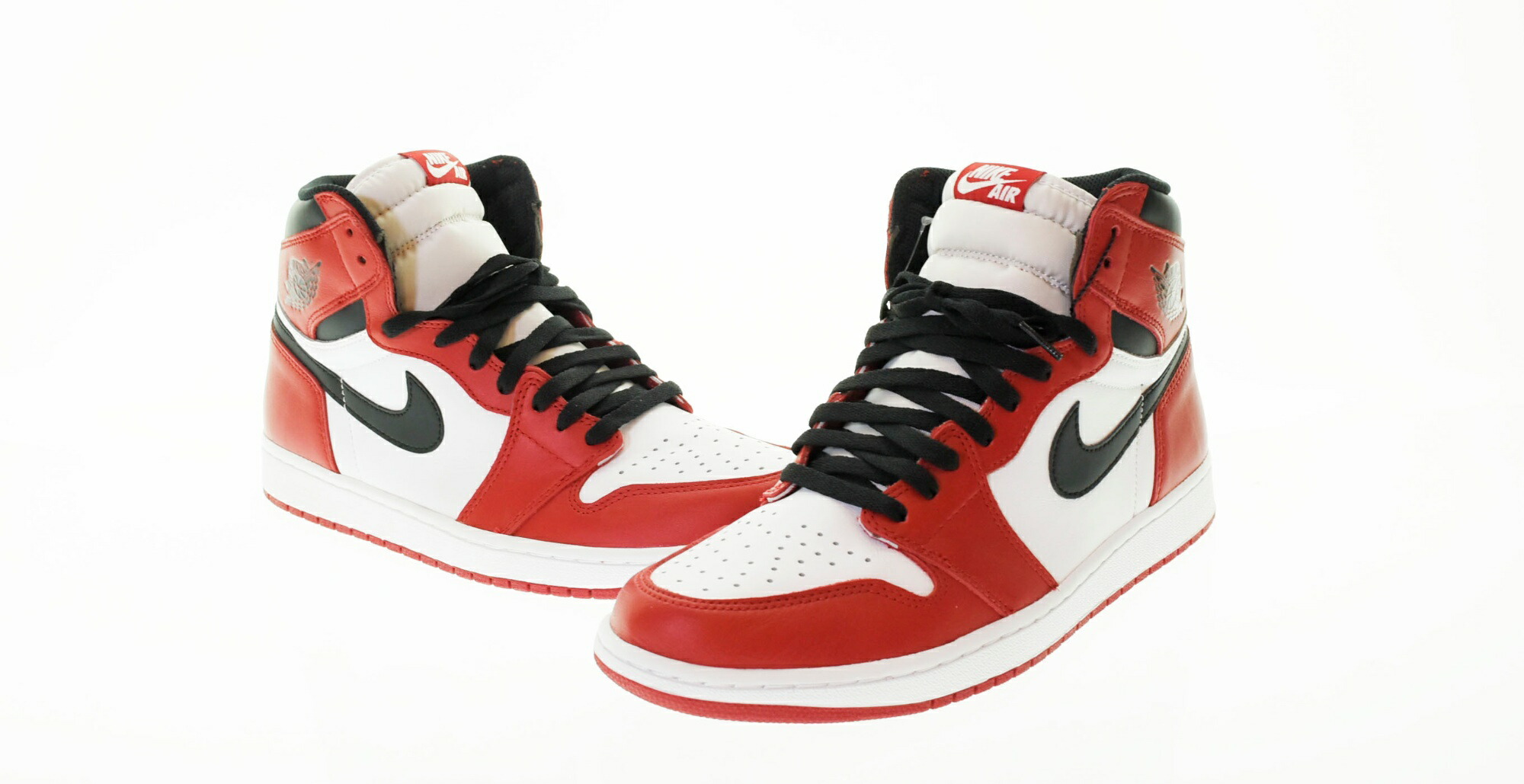 【中古】ナイキ NIKE AIR JORDAN 1 RETRO ナイキ エアジョーダン 1 レトロ 赤 555088-101 メンズ靴 スニーカー レッド 30cm 103-shoes-150|ドンドンサガール