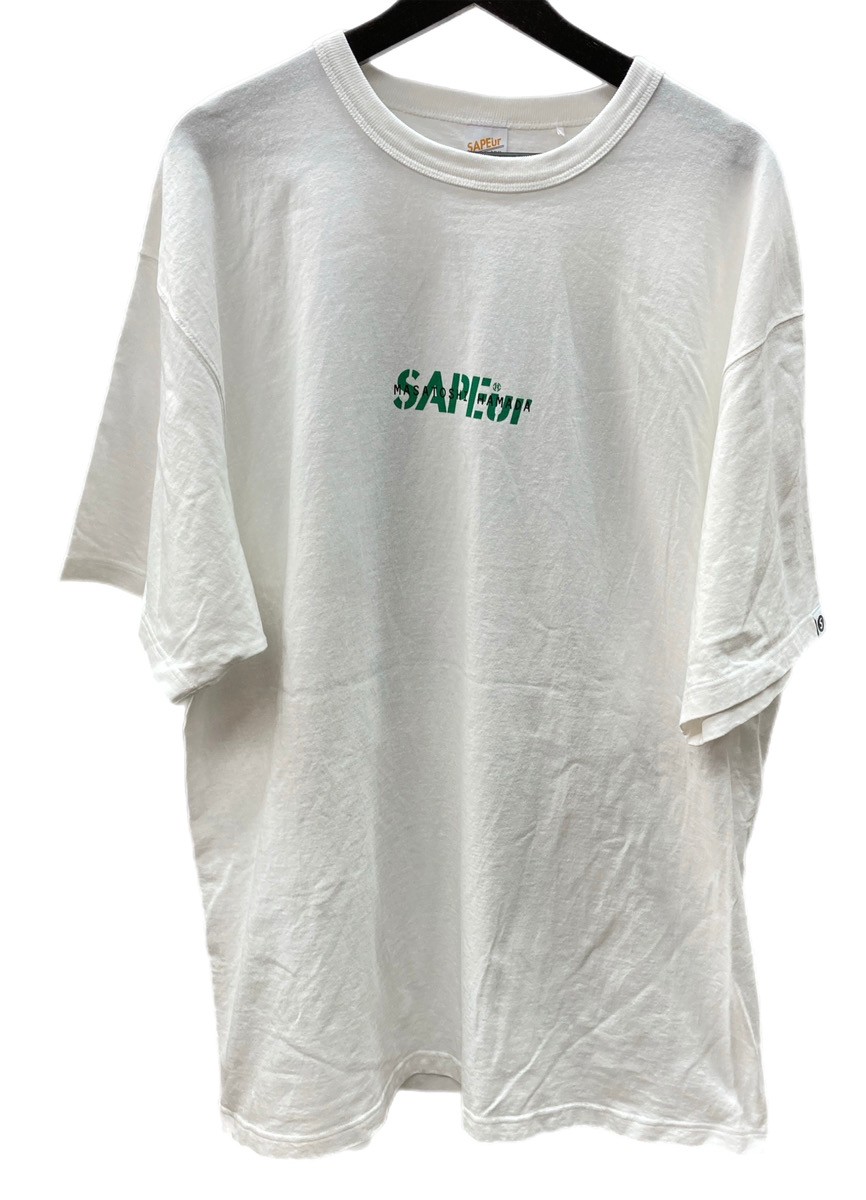 SAPEur XL Tシャツ ホワイト/グリーン 楽天市場】XL【SAPEur TURTLES L/S TEE WHITE サプール
