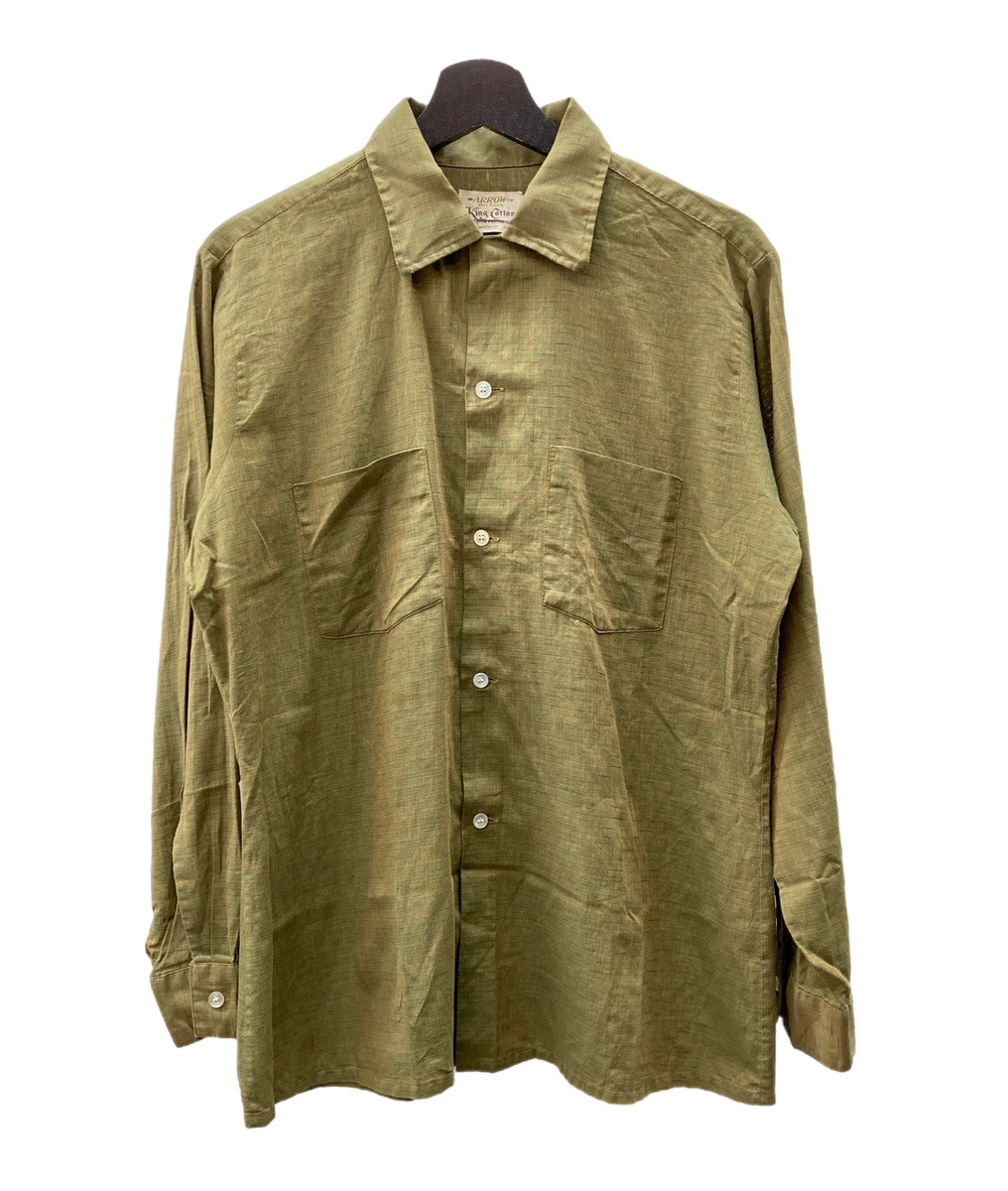 楽天市場】DEADSTOCK 60's ARROW Cotton/Rayon Open Collar Shirt M