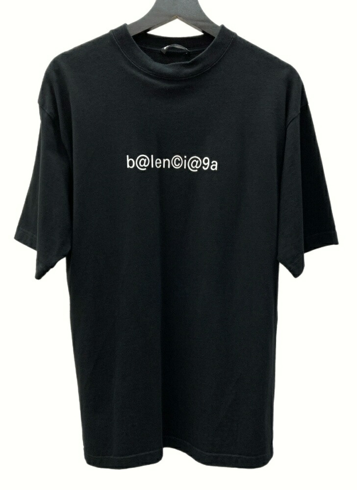 【確実正規品】BALENCIAGA ブラック ロゴTシャツ Balenciaga グラフィック Tシャツ | ブラック | FARFETCH JP