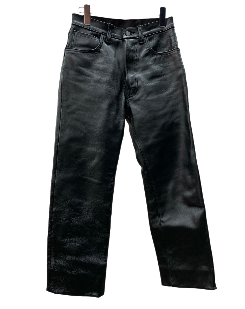 Schott　ショット　レザーパンツ　本革　バイカー　28インチ　USA製　黒 楽天市場】SCHOTT ショット レザーパンツ ブラック系 28 【中古