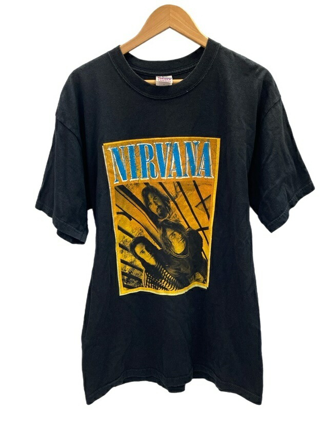 Anvil - ニルヴァーナ NIRVANA Tシャツ ブラック Sサイズ 00's anvil(アンビル) NIRVANA(ニルヴァーナ) Black Band T