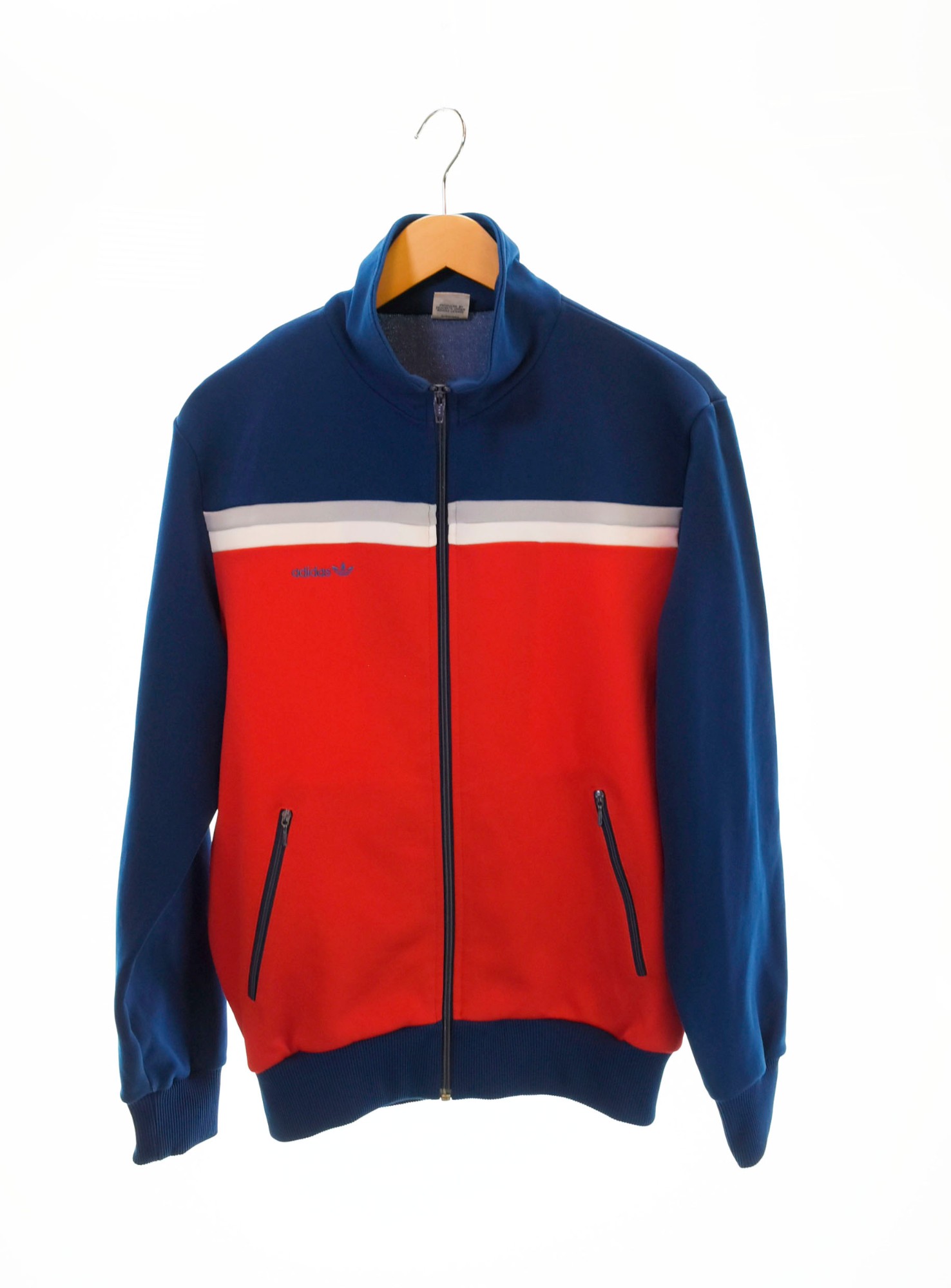 adidas デサント期 90s トラックジャケット トレフォイルロゴ 90s adidasアディダス トレフォイル ロゴ刺繍 トラック