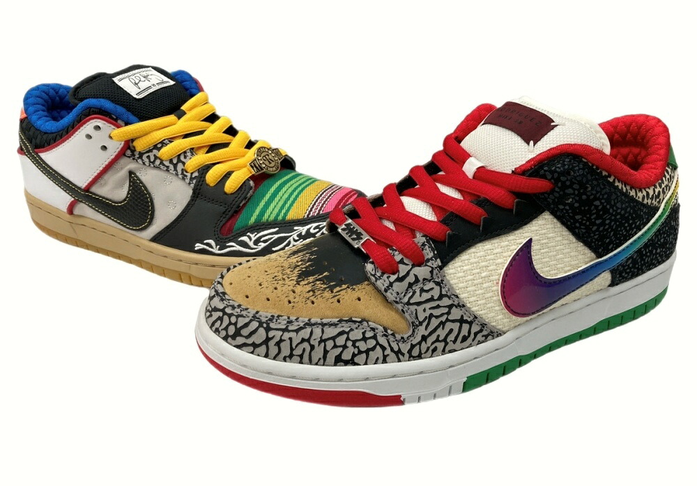 【中古】 ナイキ NIKE 21年製 SB DUNK LOW WHAT THE P-ROD ダンク ロー ホワット ザ P-ロッド PAUL RODRIGUEZ ポール ロドリゲス CZ2239-600 メンズ靴 スニーカー マルチカラー 26.5cm 104-shoes513|ドンドンサガール