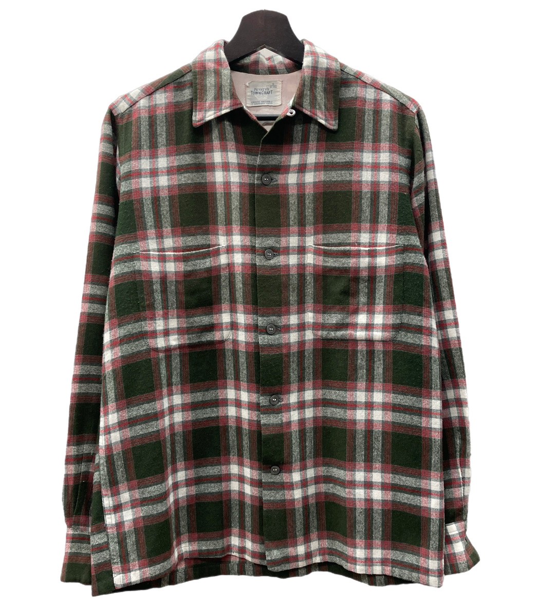 楽天市場】50s〜60s TOWNCRAFT Print Corduroy Open Collar Shirt 生成