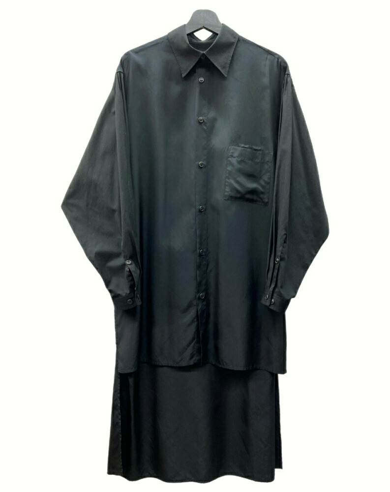 アライ様★Y'sワイズ 15AW ウールギャバ バックボタン シャツ 日本製 アライ様☆Y'sワイズ 15AW ウールギャバ バックボタン シャツ 日本製