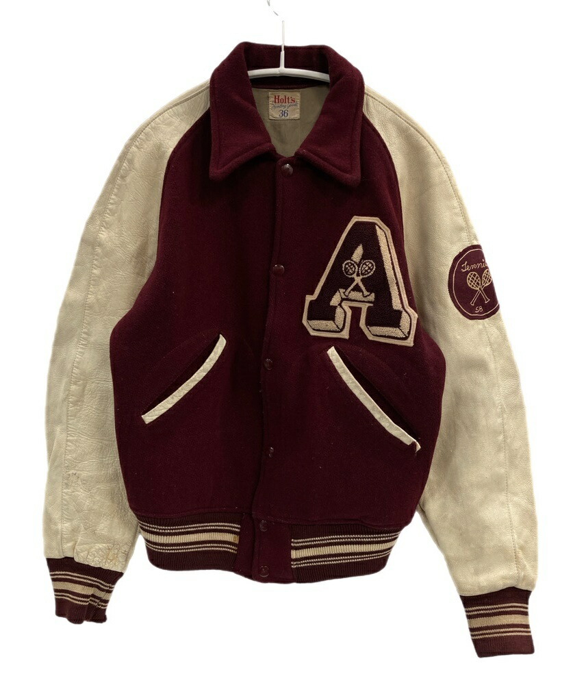 楽天市場】【中古】50s 60s 古着 スタジャン スタジアムジャンパー