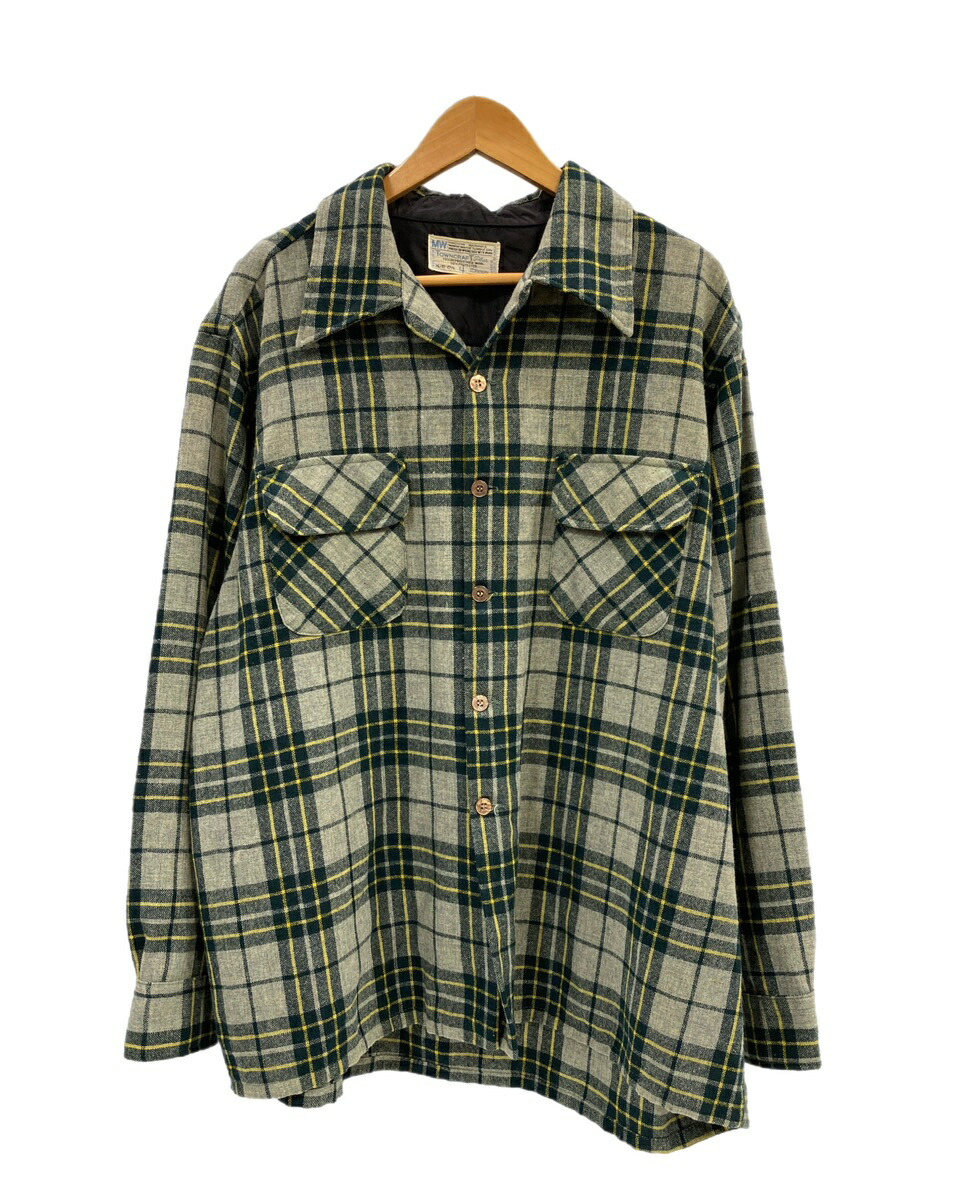 楽天市場】50s〜60s TOWNCRAFT Print Corduroy Open Collar