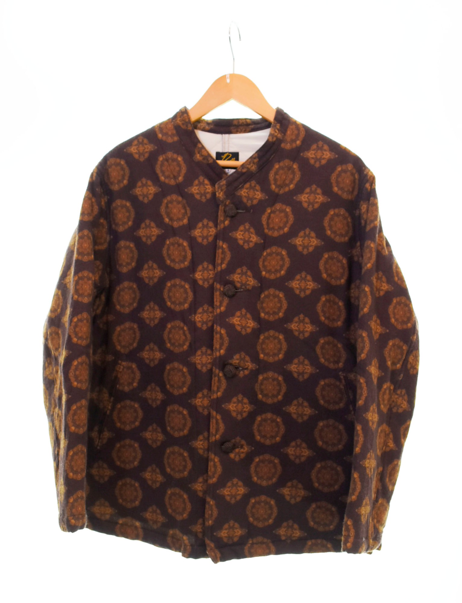 SMITH'S Needles コーデュロイカバーオール M ニードルズ×スミス第2弾、“蝶”の刺繍を配したコーデュロイの