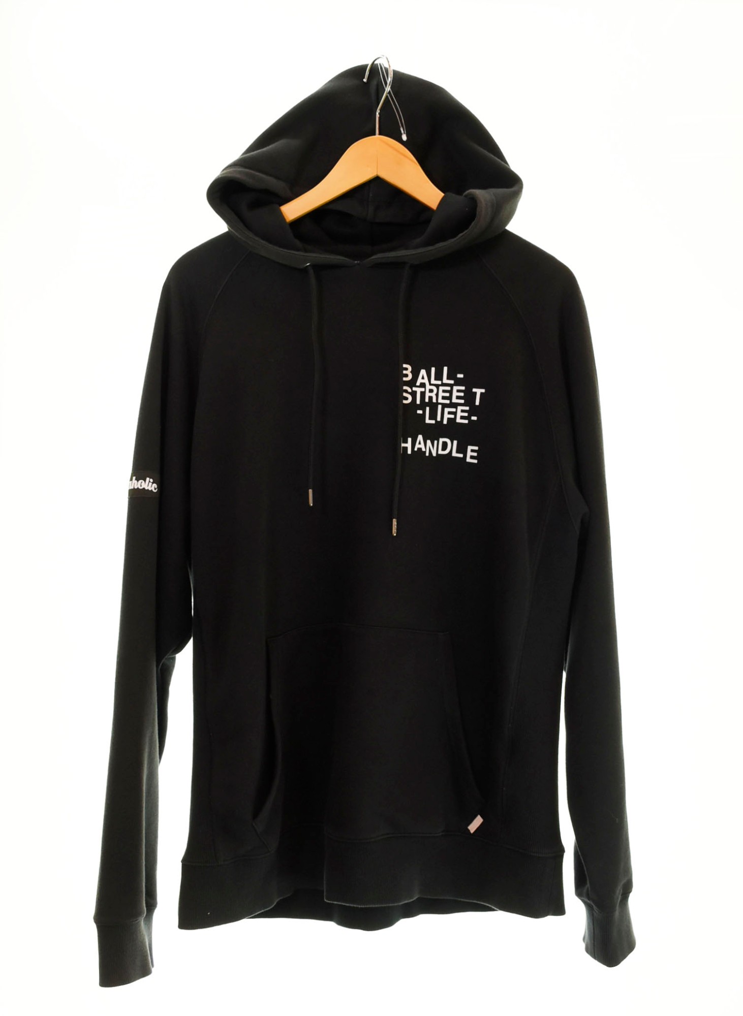 楽天市場】BALLAHOLIC Logo Sweat Hoodie Black SIZE L ボーラホリック