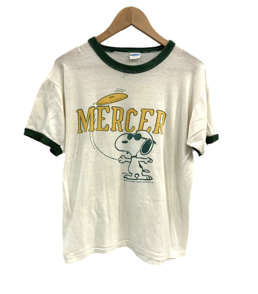 楽天市場】70's USA製 □ Champion チャンピオン スヌーピー 染み込み