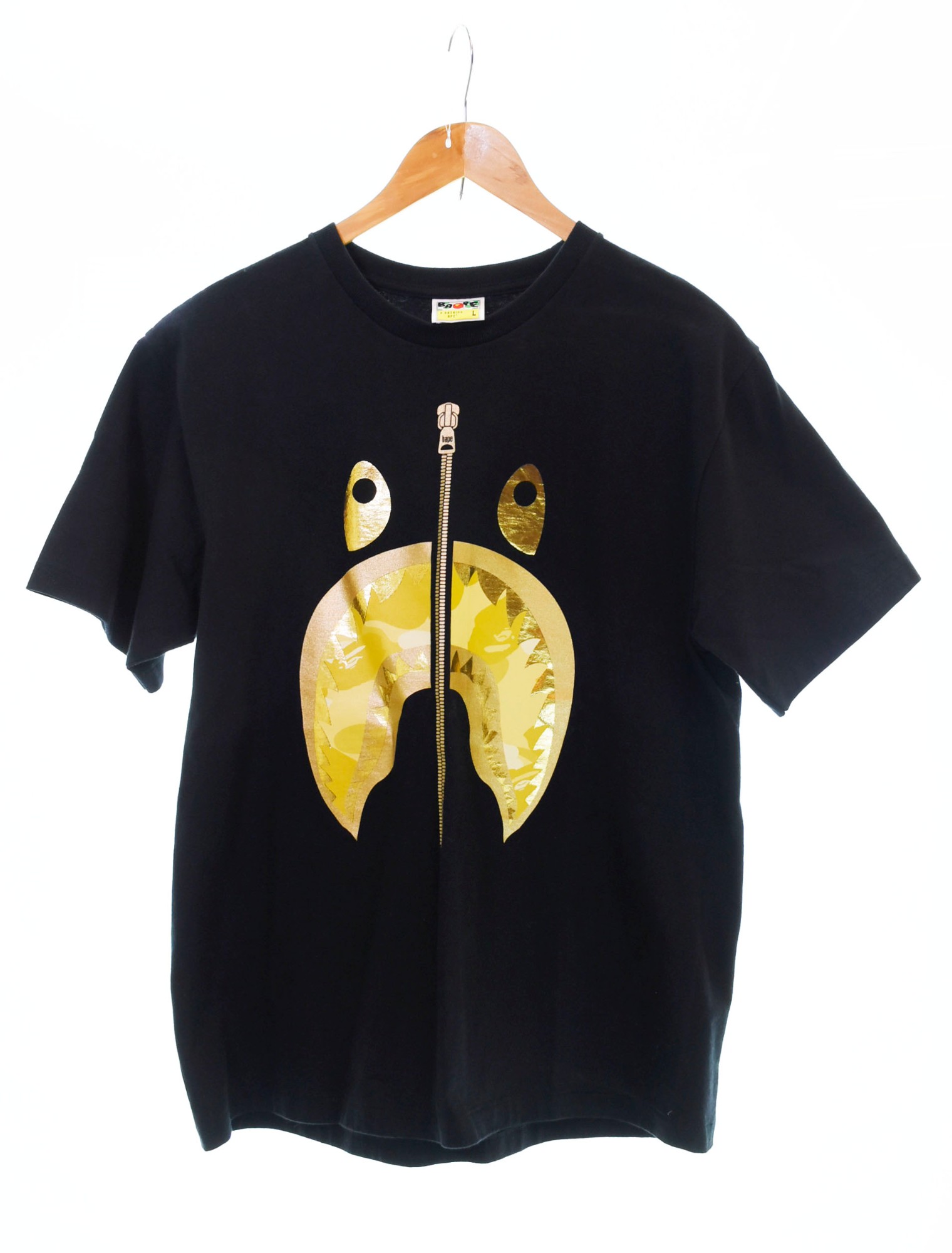 ア ベイシング　エイプ 猿 ロゴ 半袖 Tシャツ XS サイズ ブラック ア ベイシング エイプ 猿 ロゴ 半袖 Tシャツ XS サイズ ブラック