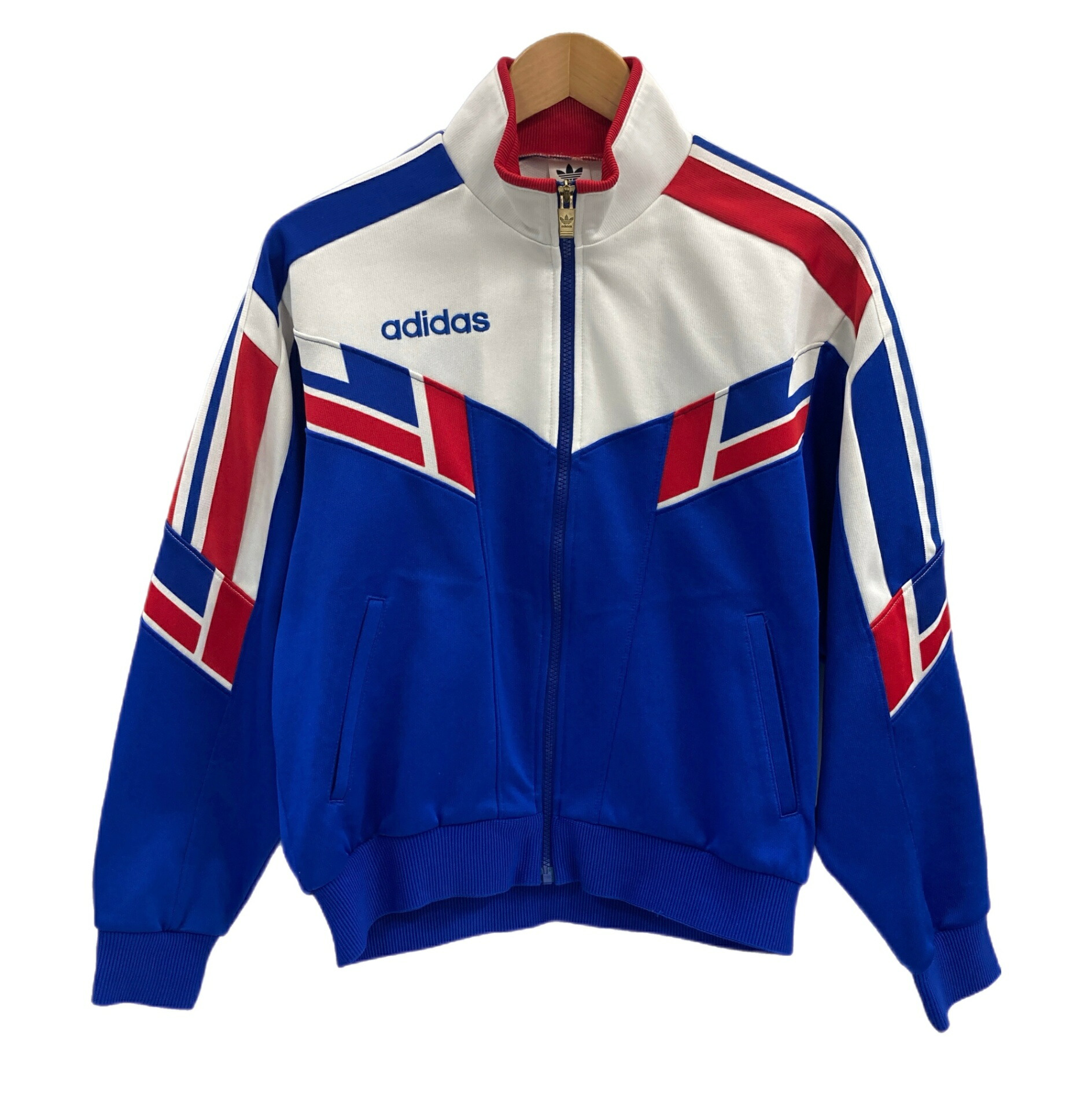 【adidas】アディダス 80s デサント製 トラックジャケット 赤×紺 1号 楽天市場】【中古】アディダス adidas 80S デサント製 ジャージ