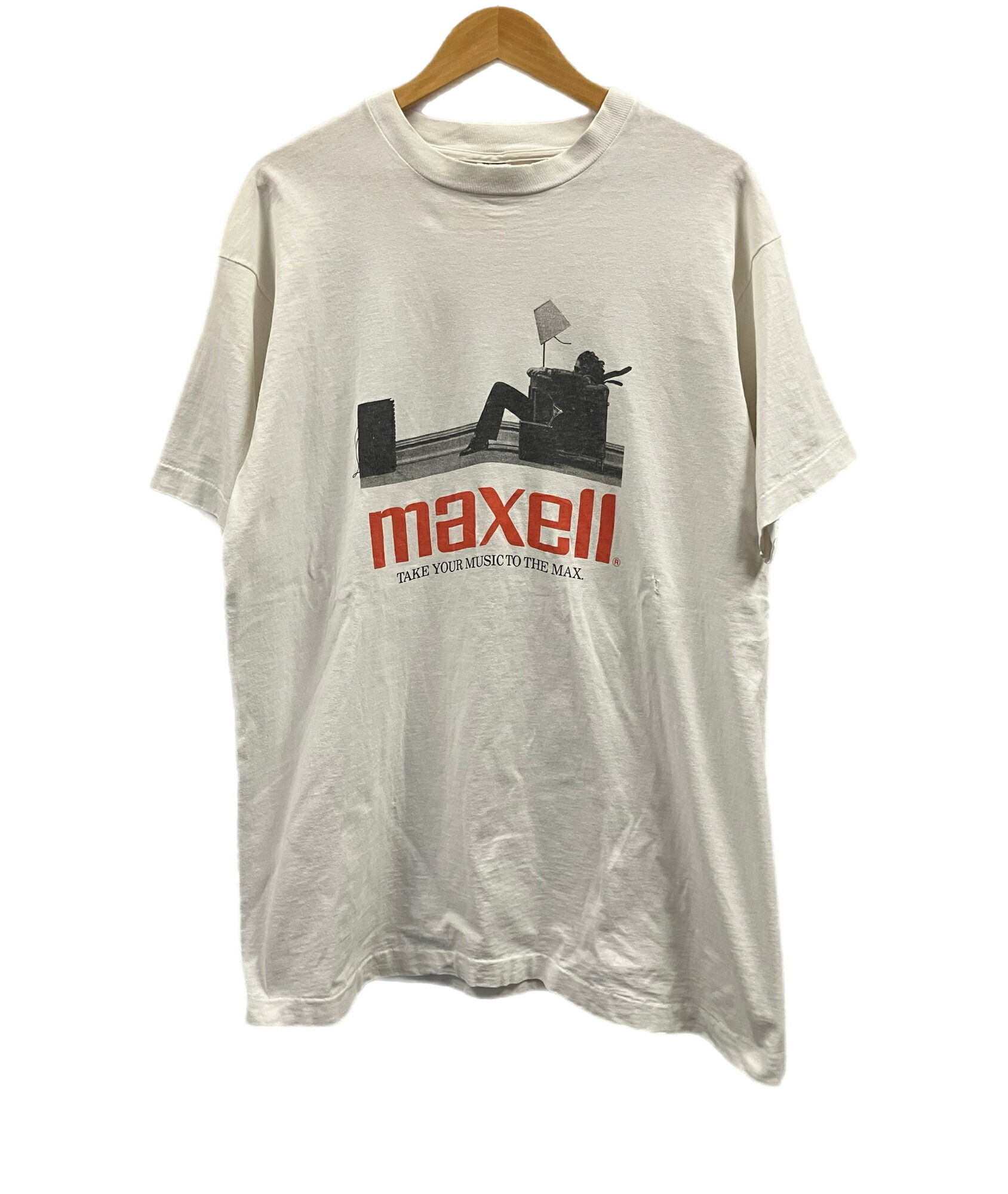 80s maxell ヴィンテージ マクセル プロモ Tシャツ USA製 企業物 楽天市場】maxell Vintage T-shirt マクセル ヴィンテージ T