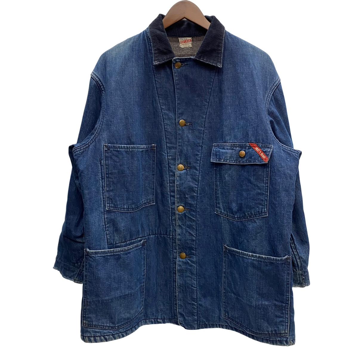 【中古】ヴィンテージ vintage 50's フィンクス FINCK'S デニムカバーオール ジャケット ブルー 42サイズ 201MT-3436 VB｜ドンドンサガール 80,465円