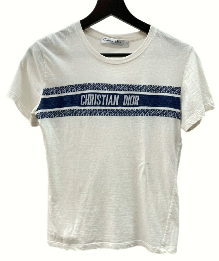 クリスチャンディオール Christian Dior ロゴ 半袖 tシャツ　ロゴ クリスチャン・ディオール ロゴ Tシャツ ピンク きらきら シャツ