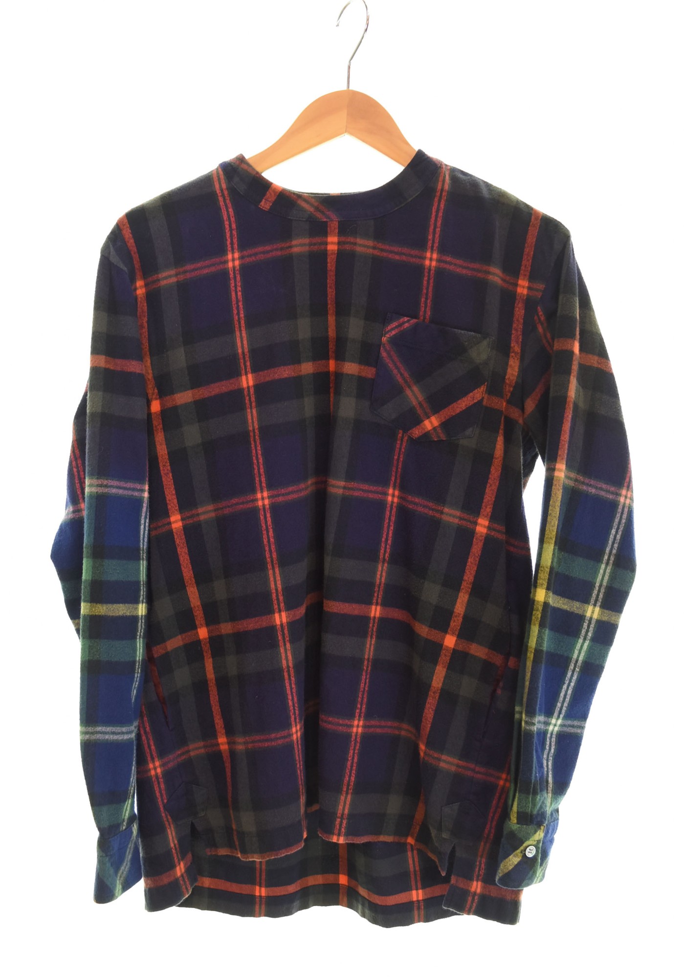 楽天市場】【中古】sacaiグラデーションチェックシャツ 17 01412M