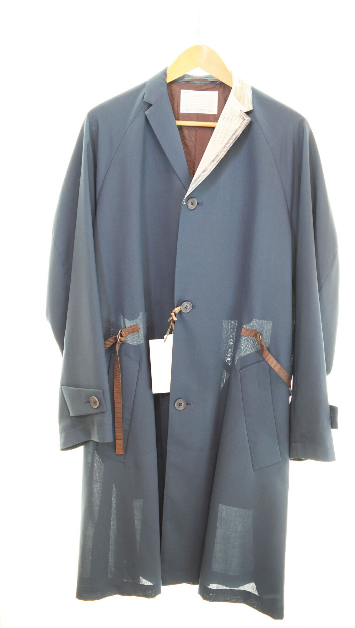 kolor ドッキング ニット  ステンカラー コート 21ss kolor(カラー)】 ニットドッキングコート｜PARIGOT ONLINE