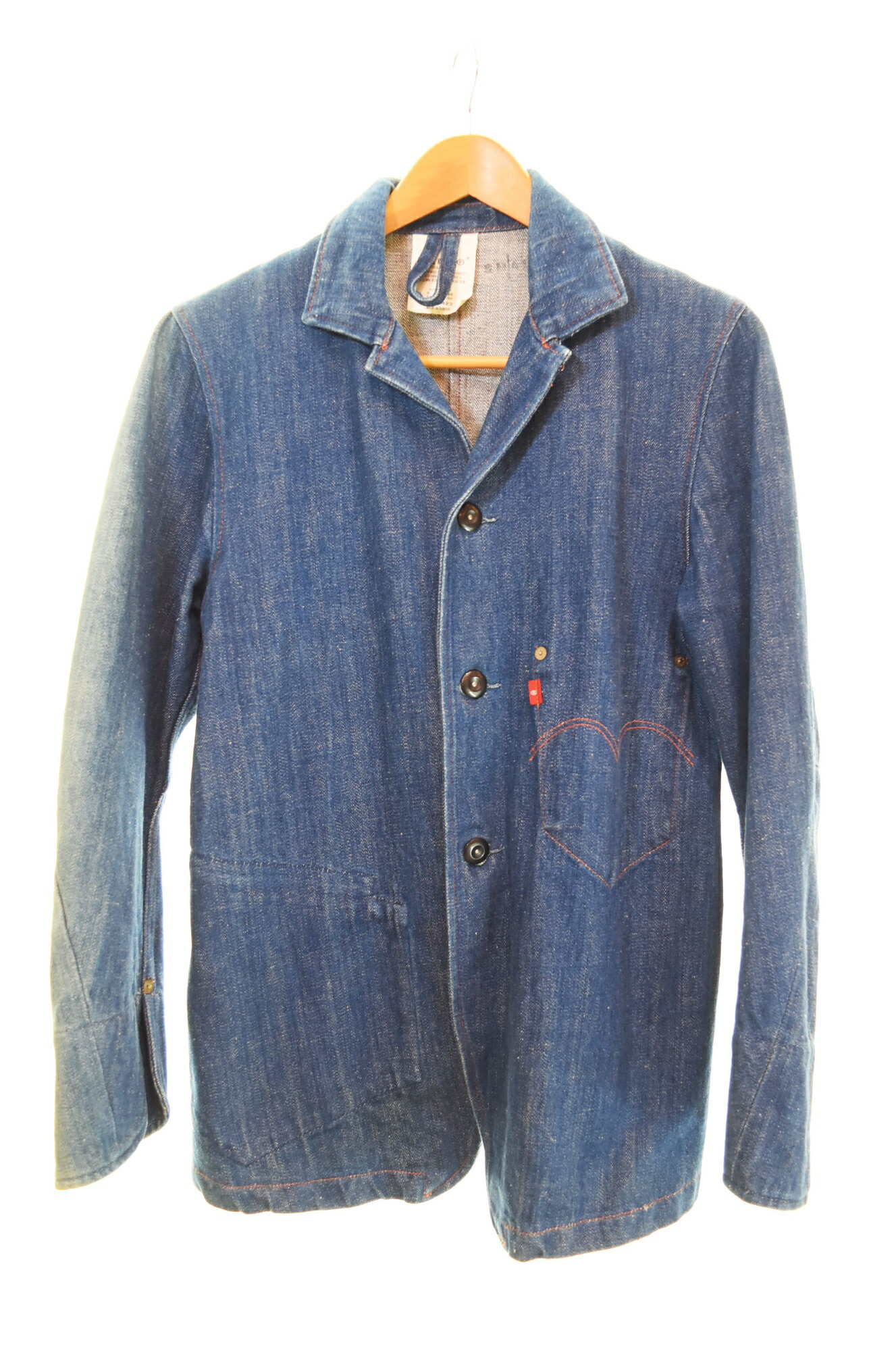 【廃盤品】Levi's RED デニムブルゾン 美品 LEVIS RED リーバイスレッド ジャケット サイズ:S 00s 初期
