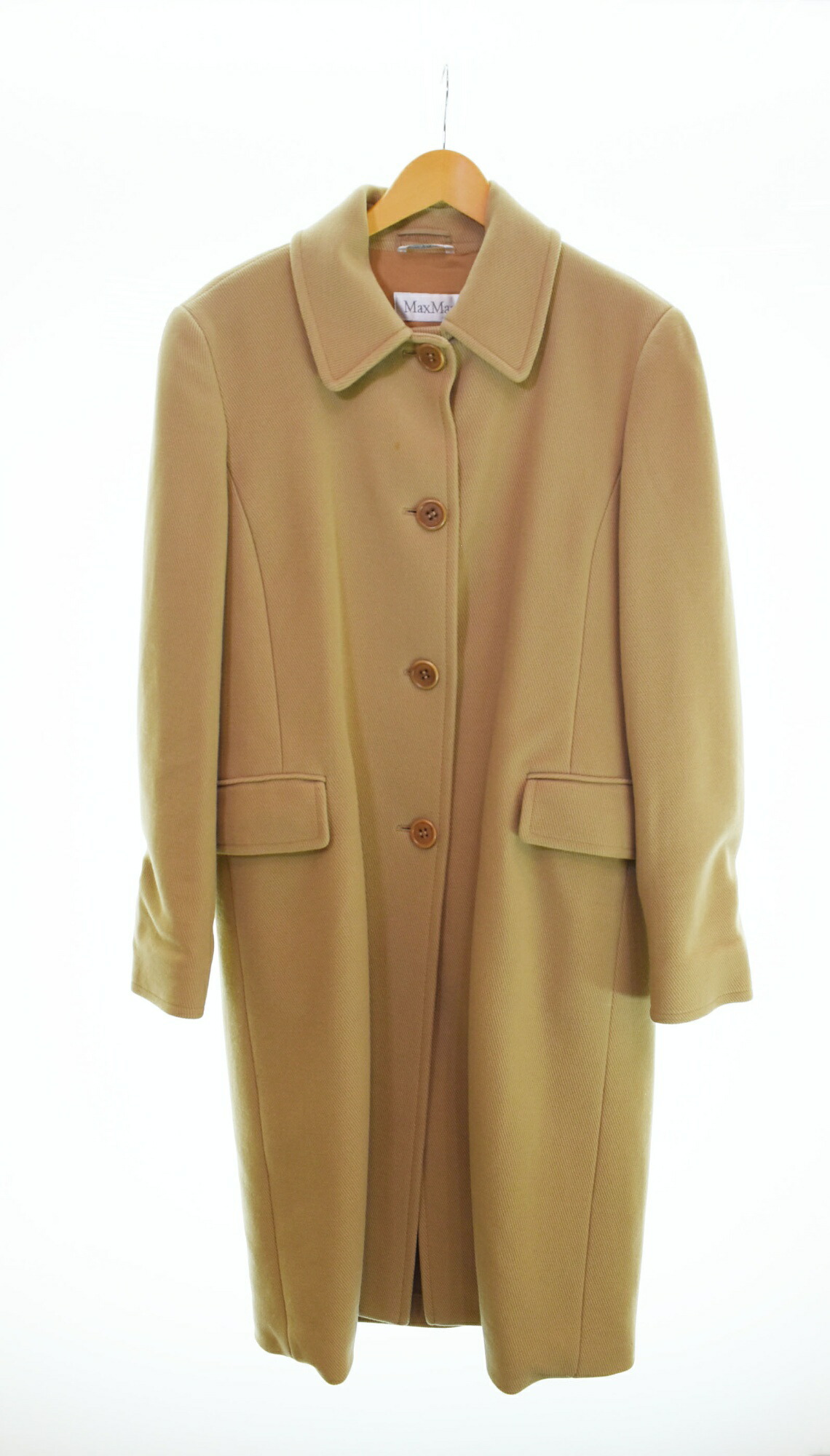 楽天市場】【中古】マックスマーラ MAX MARA 白タグ チェスター コート