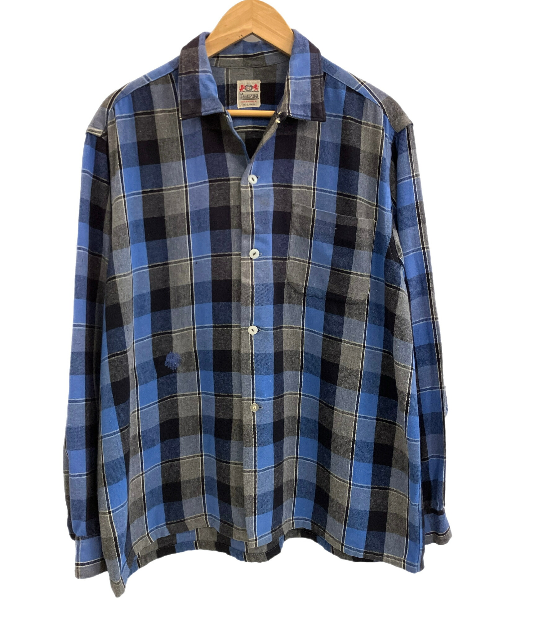 楽天市場】50s WRINKLE-SHED DAN RIVER コットン チェック 長袖