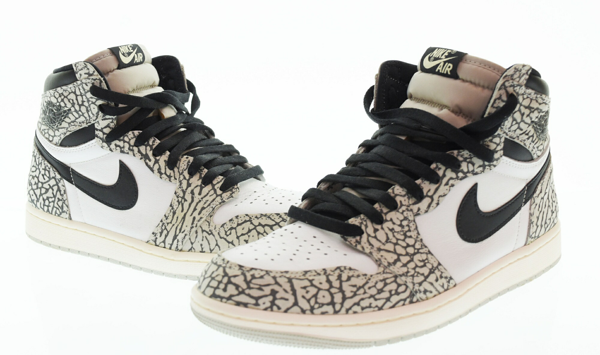 楽天市場】【中古】NIKEAir Jordan 1 High OG White Cement Safari