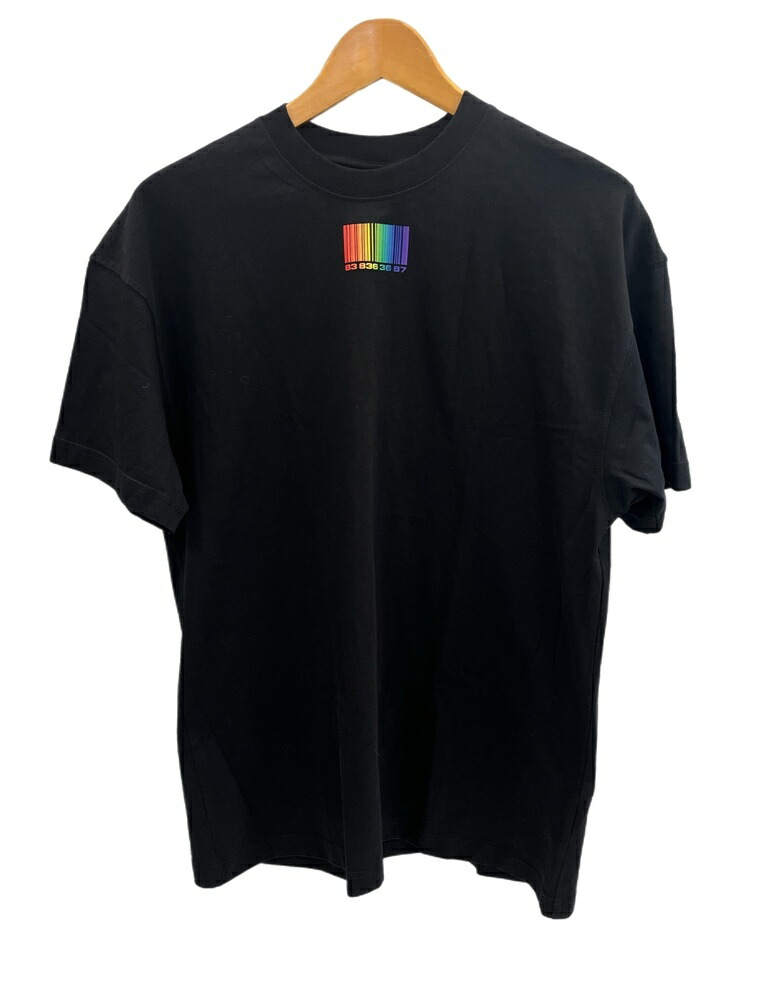 楽天市場】【中古】VTMNTSbarcode-print crew-neck T-shirt プリントT