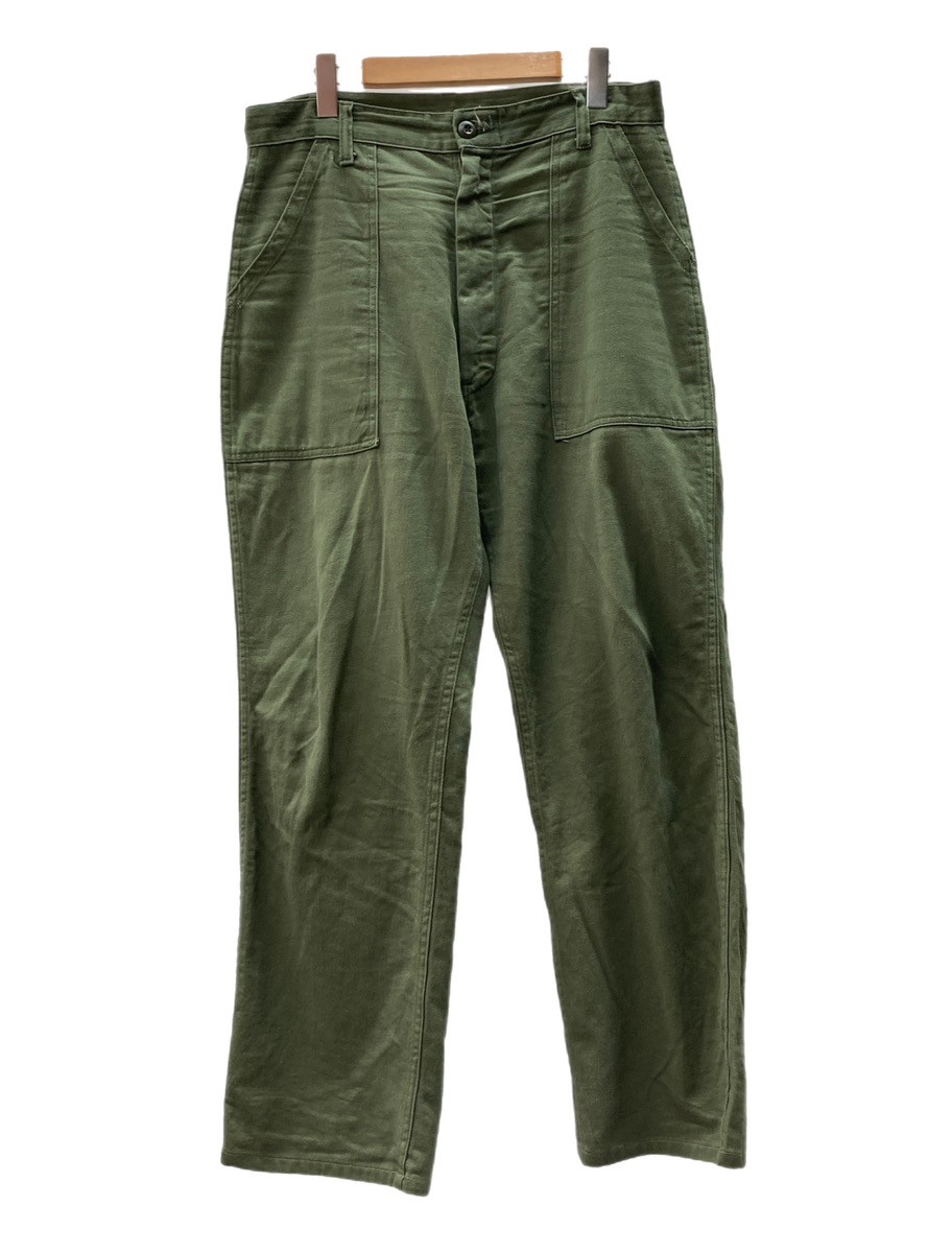 60s 70s US ARMY コットンサテン　ベイカーパンツ　32×33 60's-70's US.ARMY コットンサテンベイカーパンツ 