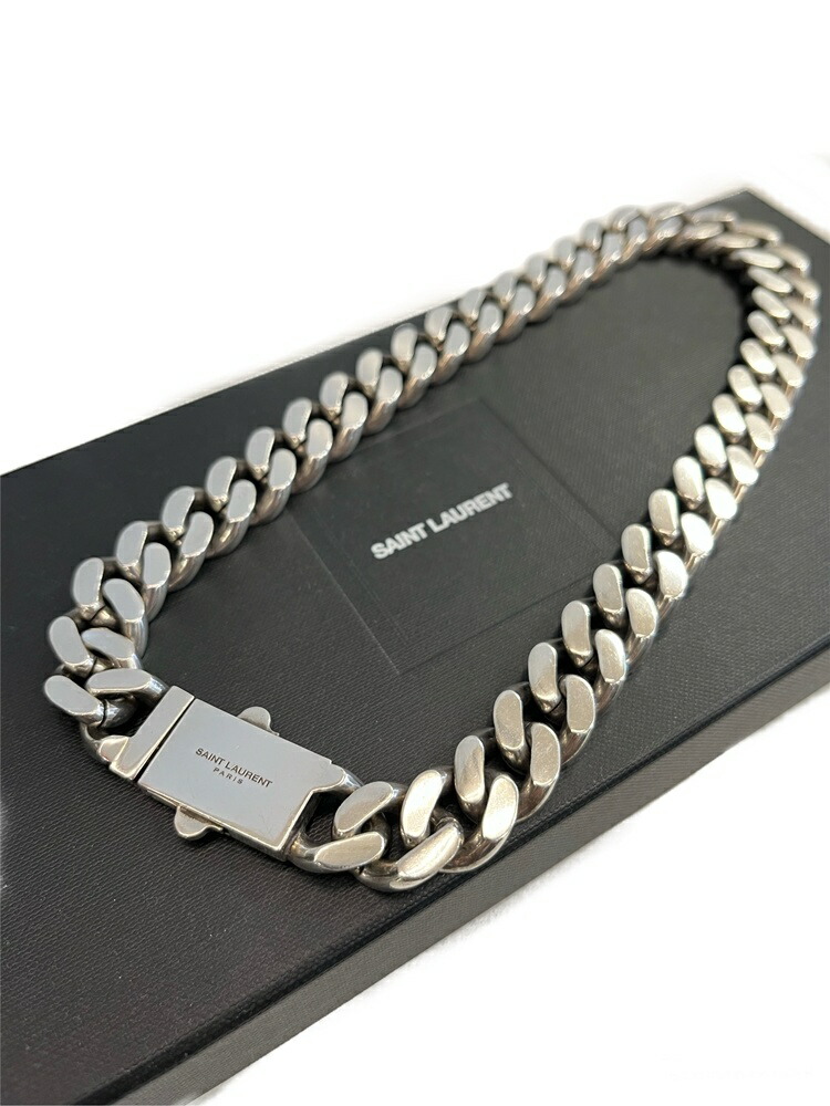 シンプルに★SAINT LAURENT★メタルコブラチェーンネックレス コブラチェーン ネックレス（メタル） | Saint Laurent サン