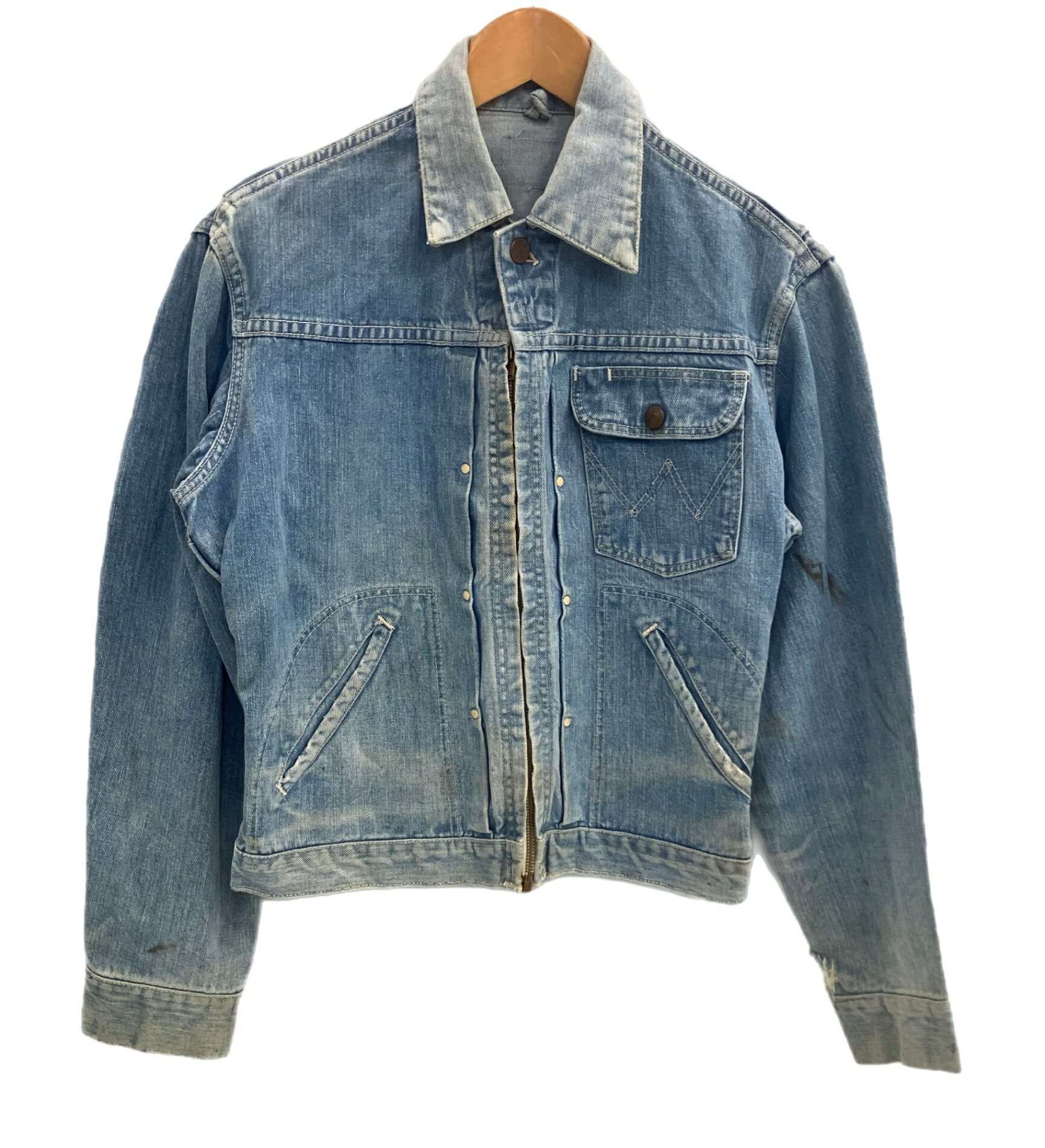 ラングラーLサイズBLUEBELL s ビンテージジャケット Vintage 1950s Blue Bell Wrangler Denim Jacket 11mjz Size 12