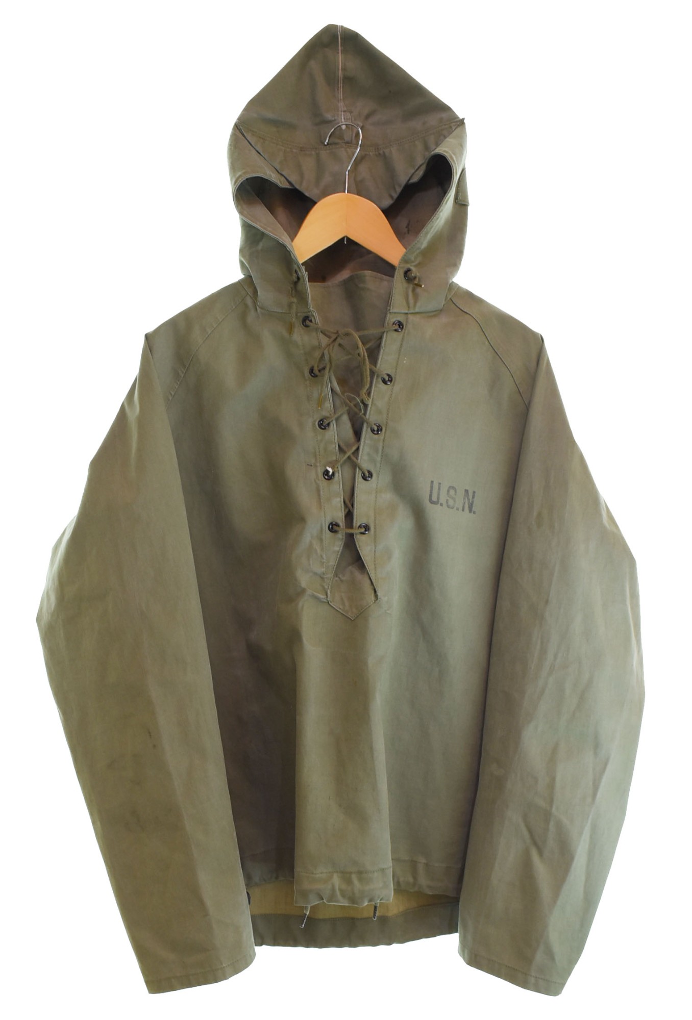 楽天市場】40s US NAVY N-4 Deck Jacket オリーブ 36相当 米軍