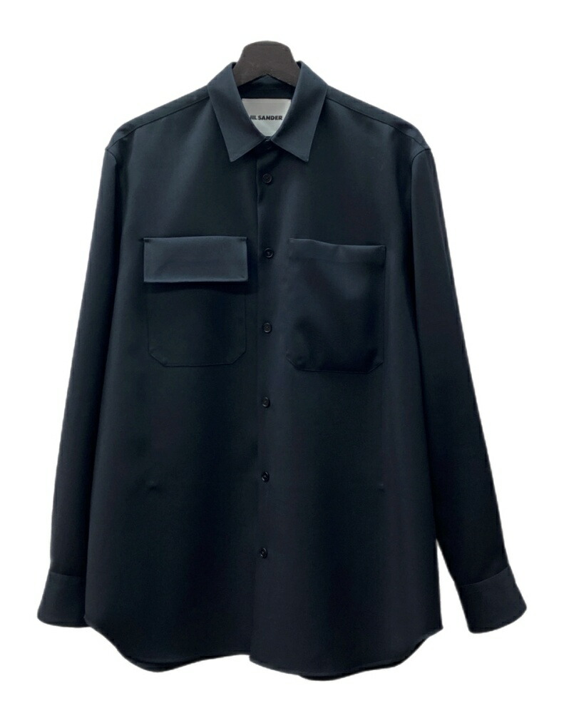 Jil sander + モックシャツ ポリエステル ストレッチ 22AW M imgrc0113826916.jpg
