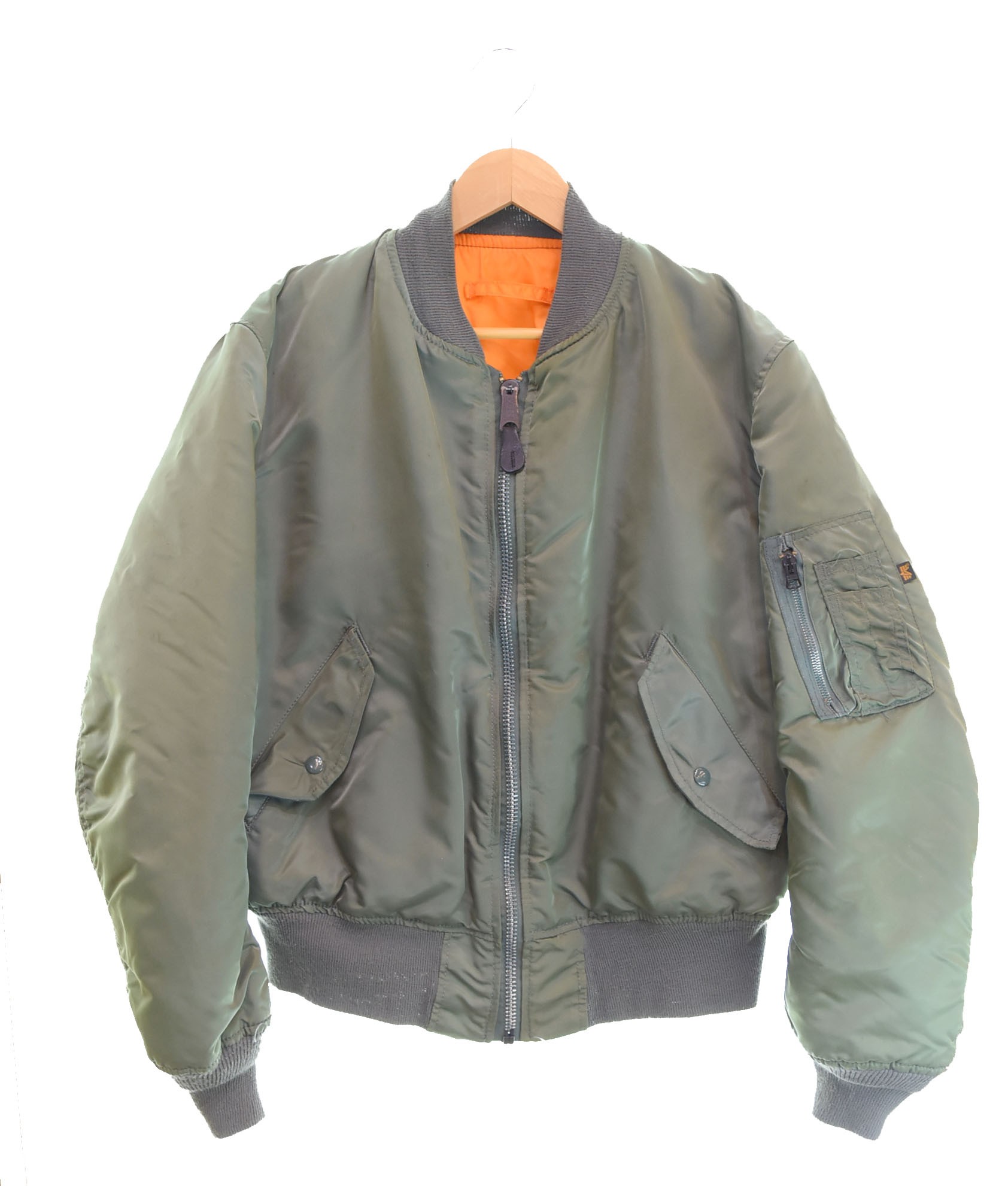 楽天市場】80s 90s USA製 ALPHA INDUSTRIES 社製 MA-1 フライト