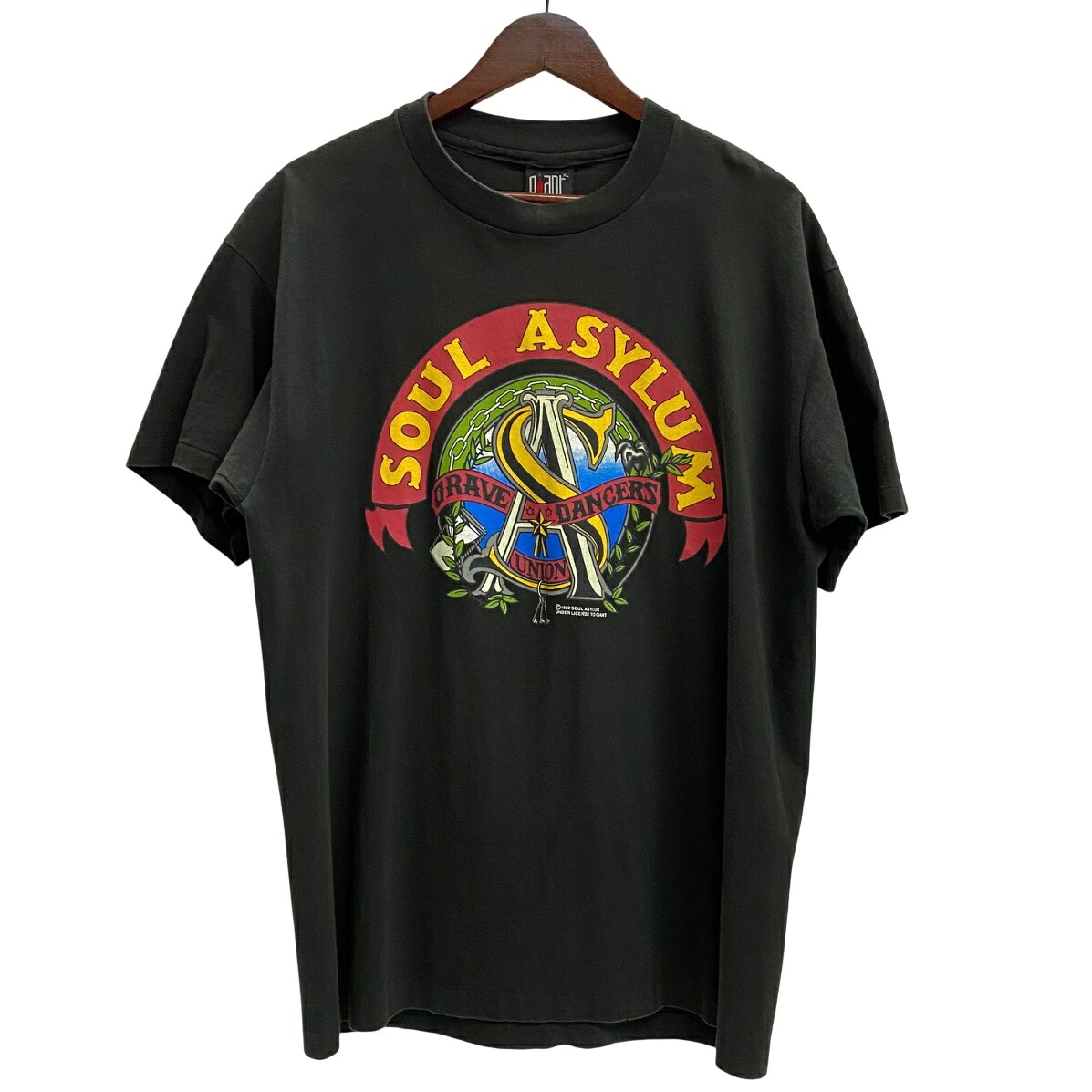 【中古】ヴィンテージ vintage 90 GIANT SOUL ASYLUM USA製 バンド Tシャツ ブラック XLサイズ 201MT-4006 VB
