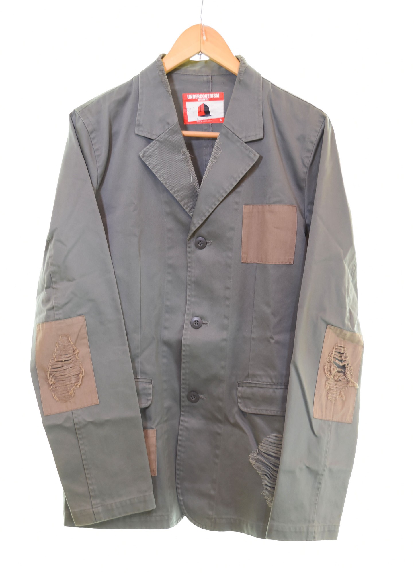 楽天市場】【中古】UNDERCOVERISMレザーパッチワークネクタイ
