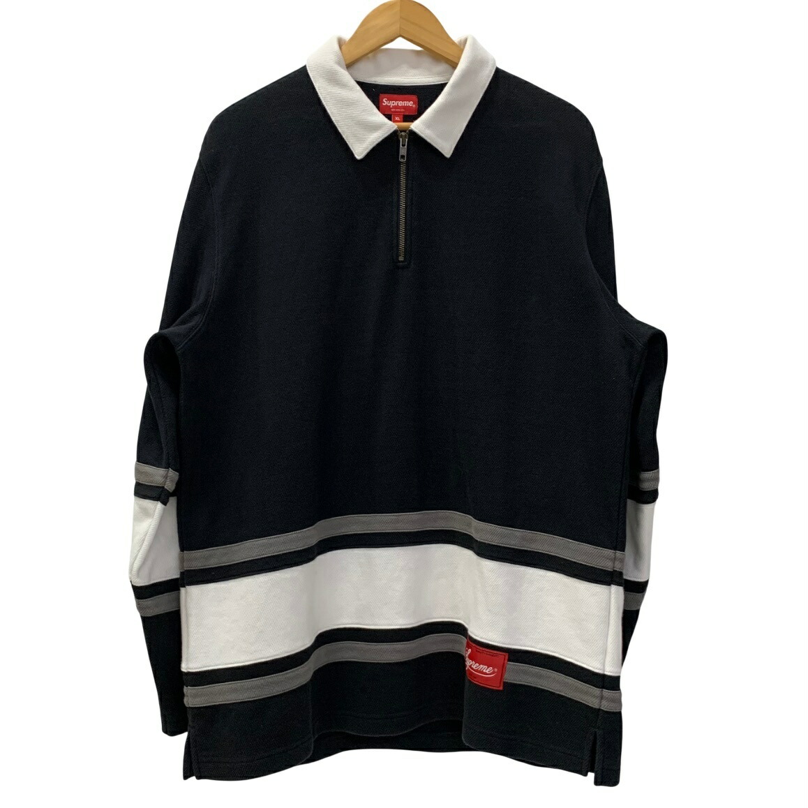 楽天市場】Supreme 2017SS Half Zip Rugby Peach シュプリーム