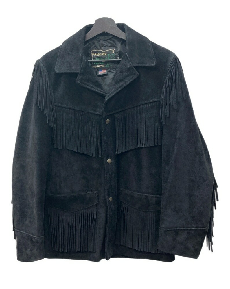 楽天市場】【中古】ショット SCHOTT レザーランチャーフリンジ