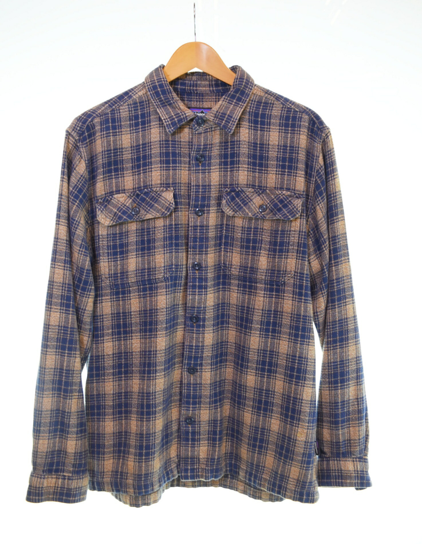パタゴニア　フランネルシャツPatagonia オーガニックコットン xs 美品 パタゴニア】オーガニックコットンのネルシャツが見た目も着心地