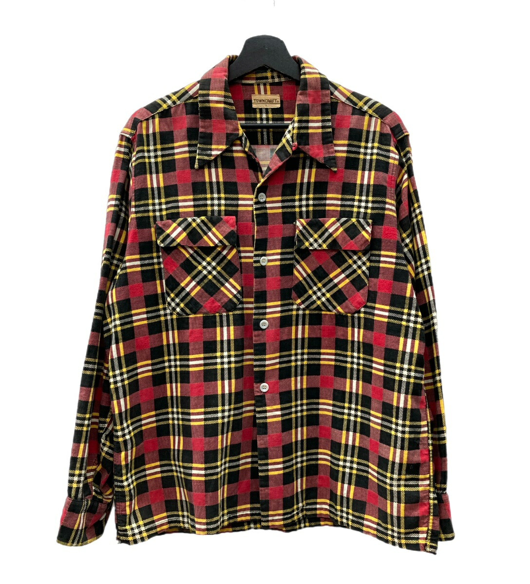60s タウンクラフト　コーデュロイシャツ 楽天市場】50s〜60s TOWNCRAFT Print Corduroy Open Collar